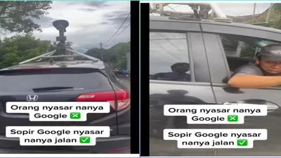 Waduh, Supir Google Maps Nyasar di Persawahan, Warganet Ngakak