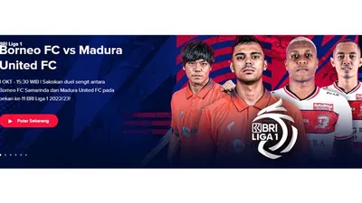 Link Live Streaming Bola Borneo FC vs Madura United BRI Liga 1 Hari Ini Pukul 15.30 WIB, Klik di Sini
