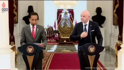 Presiden FIFA Kunjungi Indonesia, Inilah Hasil dari Pertemuannya dengan Presiden Joko Widodo