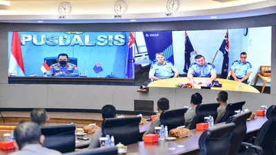 Kapolri Jenderal Pol Listyo Sigit Prabowo saat menerima audiensi Kepolisian Negara Selandia Baru usai penandatangan perjanjian kerjasama dalam pencegahan dan pemberantasan kejahatan transnasional serta peningkatan kapasitas. 