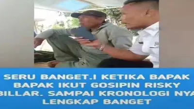 Viral Kumpulan Bapak-Bapak Bergosip Tentang Lesti Kejora dan Rizky Billar / instagram @mpok_rumpi