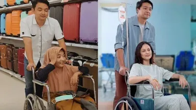 Potret Alan Tito dan Daslina Sombi asli serta Deva Mahenra dan Clara Bernadeth di film Until Tomorrow.