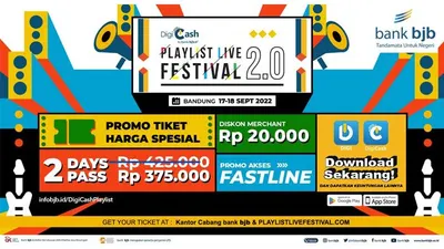 Nonton Konser Musik Digicash PlayList Live Festival 2.0 Semakin Seru, Banyak Promo Pakai DIGI dan DigiCash