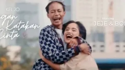Lirik Lagu Keljo  Jangan Katakan Cinta, Trending di YouTube dengan Video Klip Jeje Slebew dan Bonge 