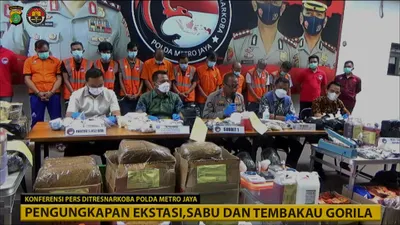 Polisi Bongkar Industri Rumahan Pembuat Narkoba Jaringan Jakarta-Bandung