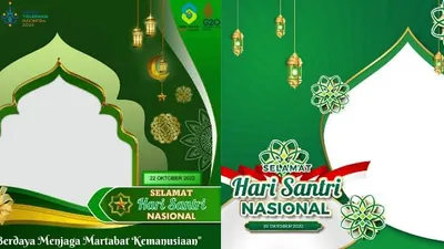 15 Link Twibbon Hari Santri Nasional 2022, Cocok untuk Status dan Dipasang di Media Sosial