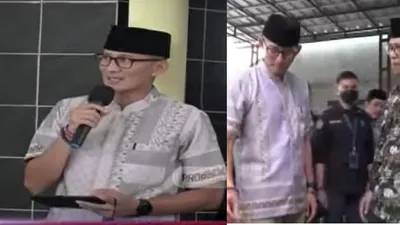 Menparekraf Sandiaga Uno Kunjungi Ponpes Al Hasaniyah Dalam Rangka Memperingati Hari Santri