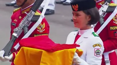 Ini Dia Pembawa Baki Bendera Merah Putih 2022, Ada Dewa Ayu Firsty dan Mario Adhiyaksa Sihombing