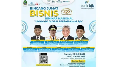 Bincang Jumat Bisnis Spesial Episode bersama&nbsp;Ahli Bisnis Ekspor pada 22 Juli 2022