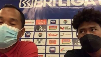 Presconference jelang pertandingan Persija hadapi Arema FC.