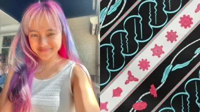 eringati Hari Kesehatan Mental Sedunia, Marshanda: Lewat Batik Ini Aku Tunjukan Isi Pikiranku Tidak Menakutkan/ @tiktokIDN
