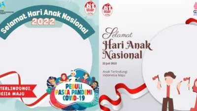 Ilustrasi. Kumpulan Twibbon Hari Anak Nasional Cocok Banget Dipasang di Media Sosial