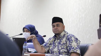 Ketua Komisi IV DPRD Kota Bogor Said Muhammad Mohan saat memimpin rapat koordinasi dengan sejumlah instansi di lingkungan pemerintahan Kota Bogor (Dok Humpropub DPRD Kota Bogor)