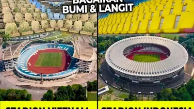 Hina Stadion di Indonesia Mirip Kotak Sampah, Begini Penampakan Stadion Vietnam: Lebih Miris!