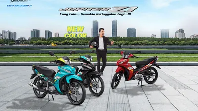 Yamaha melakukan penyegaran dengan menghadirkan warna baru pada Jupiter Z1 sehingga tampil sporty dan racing.