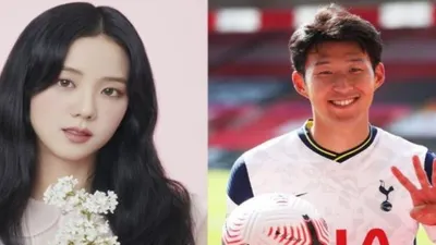 Jisoo BLACKPINK dan pesepakbola Son Heung Min