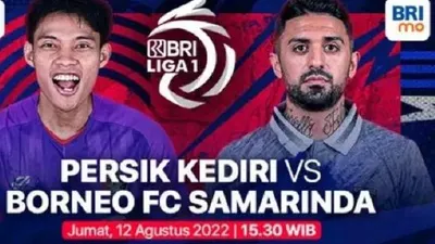 Persik Kediri vs Borneo FC, jadwal liga 1 pekan ke 4 hari ini 