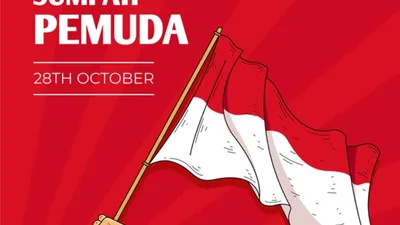 Ilustrasi Hari Sumpah Pemuda pada 28 Oktober 2022.