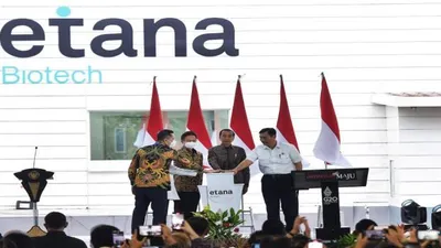 Presiden Jokowi Resmikan Pabrik Vaksin di Pulogadung, Siap Produksi  Vaksin Covid-19 Berbasis mRNA