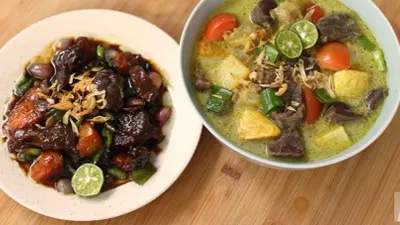 Resep Soto Betawi Kuah dan Oseng, Menu Masakan Enak, Disantap Ramai-ramai di Rumah Bisa Dicoba Saat Weekend
