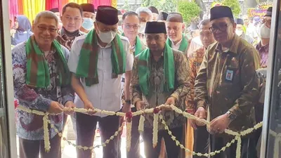 bank bjb syariah Hadir di Kantor Kemenag Jakarta Pusat untuk memudahkan jemaah dan memperluas layanan haji dan umrah.