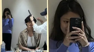 Jennie dan V BTS