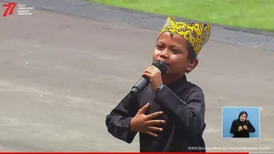 Ini Pesan Presiden Jokowi untuk Farel Prayoga, Penyanyi Cilik yang Nyanyi  saat 17 Agustus di Istana Negara