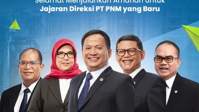 Jajaran Direksi PT PNM yang Baru.