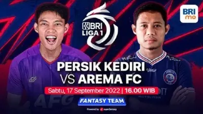 LINK LIVE STREAMING Persik Kediri vs Arema FC di BRI Liga 1 Sore Ini, Kick Off Pukul 16.00 WIB