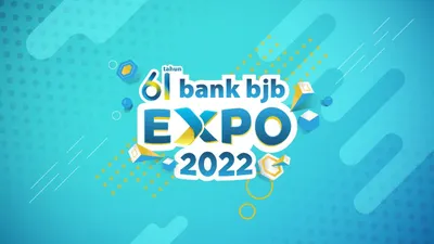 Logo bank bjb Expo 2022 dalam rangka HUT bank bjb
