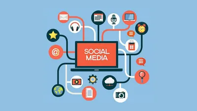 Ilustrasi media sosial