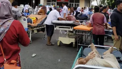 Pasien Korban gempa bumi di Cianjur 
