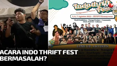 Ricuh Indo Thrift Fest, Panitia Tidak Profesional Diduga Bawa Kabur Uang Tenant