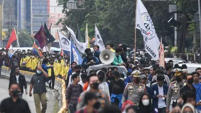 Ilustrasi demo - Nama Ferdy Sambo Bergema di Demo Tolak Kenaikan Harga BBM