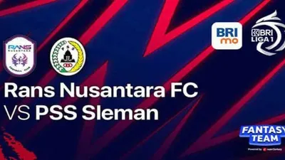 Rans Nusantara FC Vs PSS Sleman akan dimulai Jumat 29 Juli 2022, malam ini 