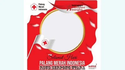 Twibbon peringatan Hari Palang Merah Indonesia 3 September 2022.