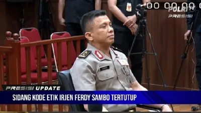 Sidang etik Ferdy Sambo.