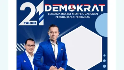 Twibbon hari jadi Partai Demokrat.