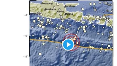 Gempa Guncang Jember Jawa Timur, Berkekuatan Magnitudo 6,0 dengan Kedalaman 10 Km