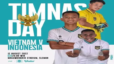 Link Nonton Live Streaming Final AFF U-16 Indonesia Vs Vietnam Tanggal 12 Agustus 2022 Pukul 20.00 WIB Jangan Kelewatan