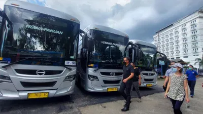 Ilustarasi terminal bus untuk angkutan lebaran