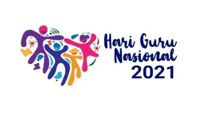 Logo Hari Guru Nasional 2021.