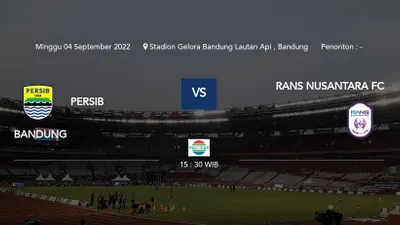  Siaran Langsung Bola Hari Ini Persib Bandung vs RANS Nusantara FC BRI Liga 1 2022 Kick Off Pukul 15.30 WIB