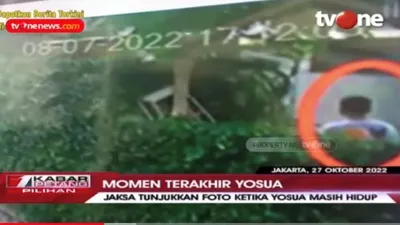 Dikabarkan Sudah Dieksekusi, Rekaman CCTV Justru Menunjukan Brigadir J Masih Hidup, Skenario Lagi?  Sumber: youtube tvonenews 