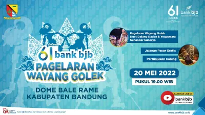 Pagelaran Wayang Golek bank bjb.