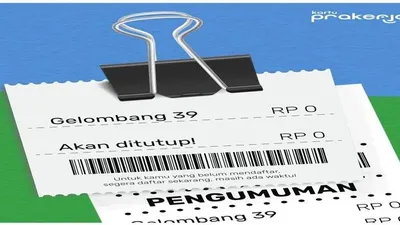 Penutupan Kartu Prakerja Gelombang 39 @prakerja.go.id