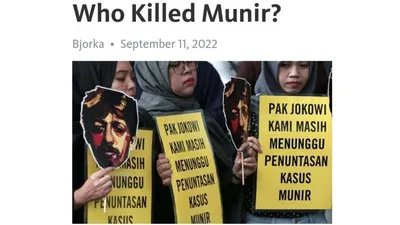 Bjorka Ungkap Dalang Dibalik Pembunuhan Munir, Ternyata Ini Sosoknya
