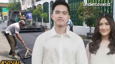 Persiapan Nikahan , Jalan Rumah Calon Besan Jokowi Diaspal Pakai APBD, Warganet Malah Dukung Kaesang Poligami