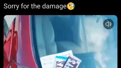 Viral video seorang wanita yang mendapatkan &lsquo;surat cinta&rsquo; saat kembali dari supermarket.
