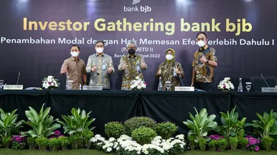 bank bjb ajak investor manfaatan right issue.